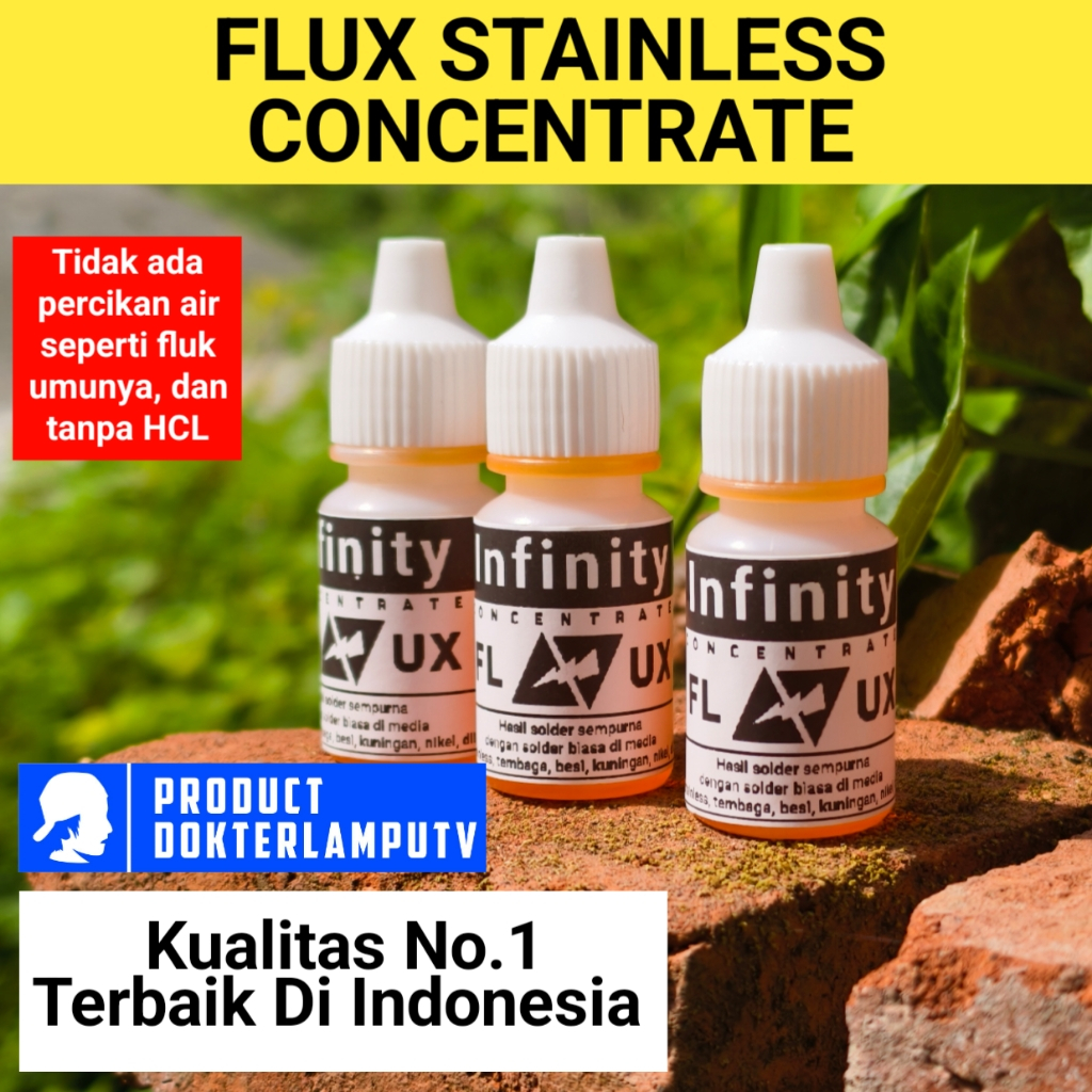 Jual FLUX QU infinity Solusi Flux Solder Serbaguna untuk Nikel, Seng ...