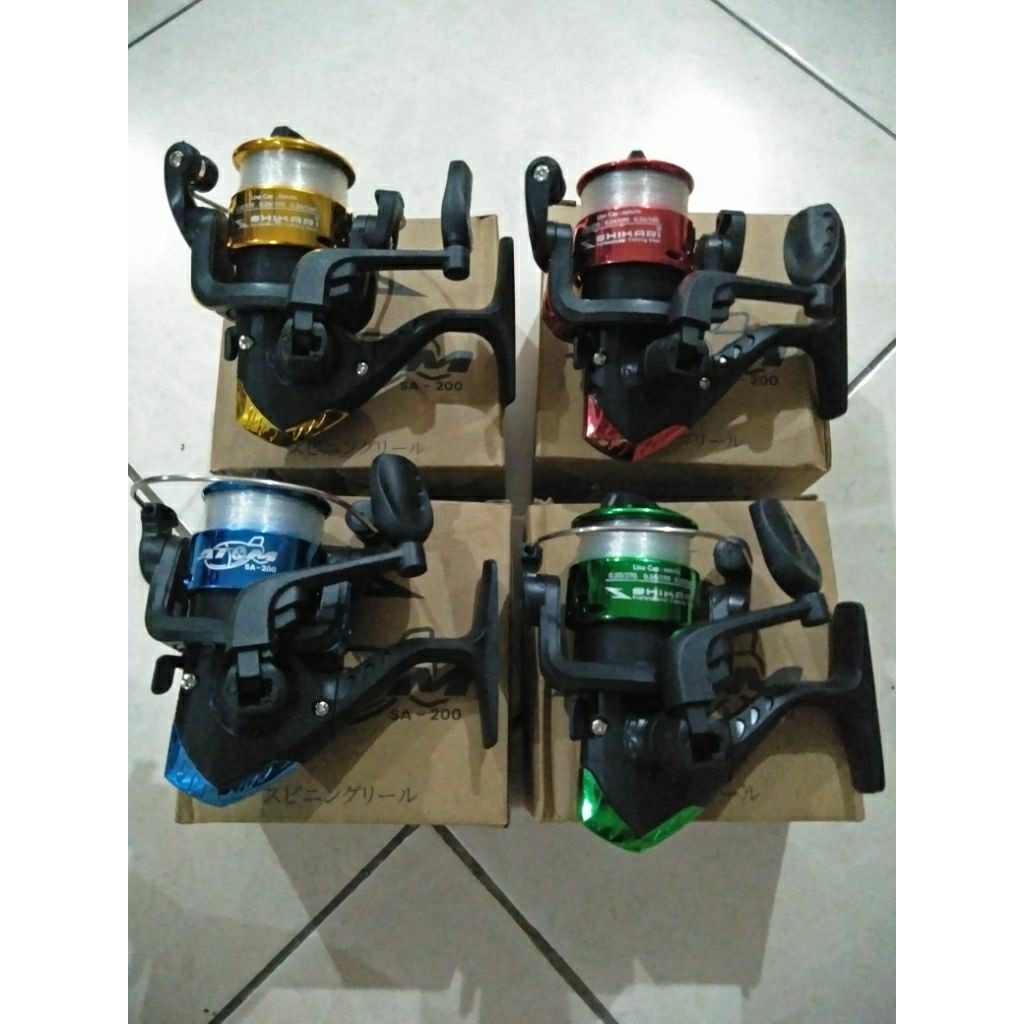 Jual REEL PANCING SPINNING / KEREK DAIDO / SHIKARI ATOM SA 200 FREE ...
