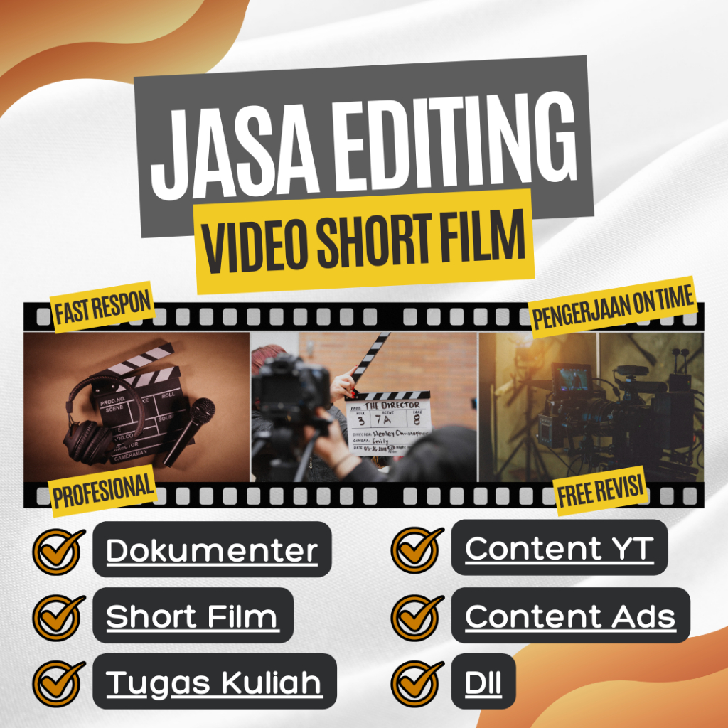 Jual JASA EDITING VIDEO SHORT FILM, DOKUMENTER, CONTENT YT DAN ...