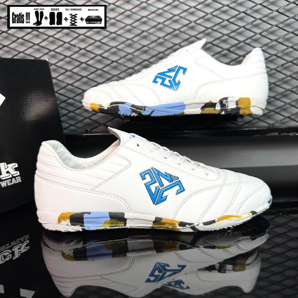 Jual SEPATU FUTSAL ZANICK ORIGINAL ELITE CLASS WHITE HIGH QUALITY ...