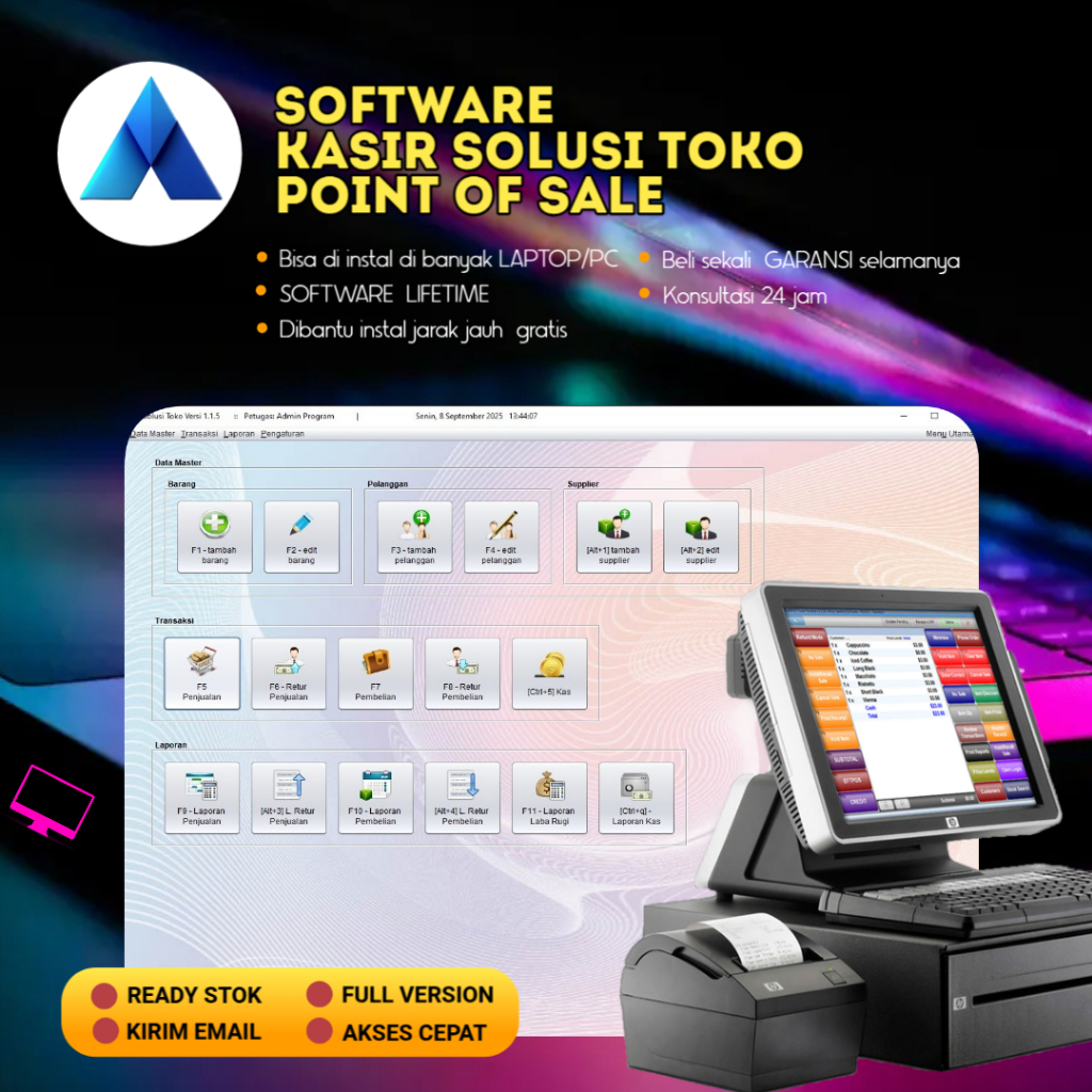 Jual PROGRAM KASIR SOLUSI TOKO SOFTWARE POS POS POINT OF SALES APLIKASI ...