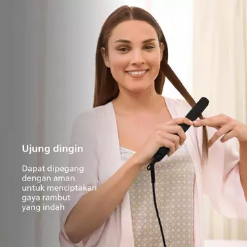 Catokan Pelurus Curly Rambut Philips HP8401 Selfie Hair Straightener