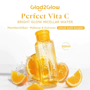 Glad2Glow Micellar Water 300ml Pembersih Make Up