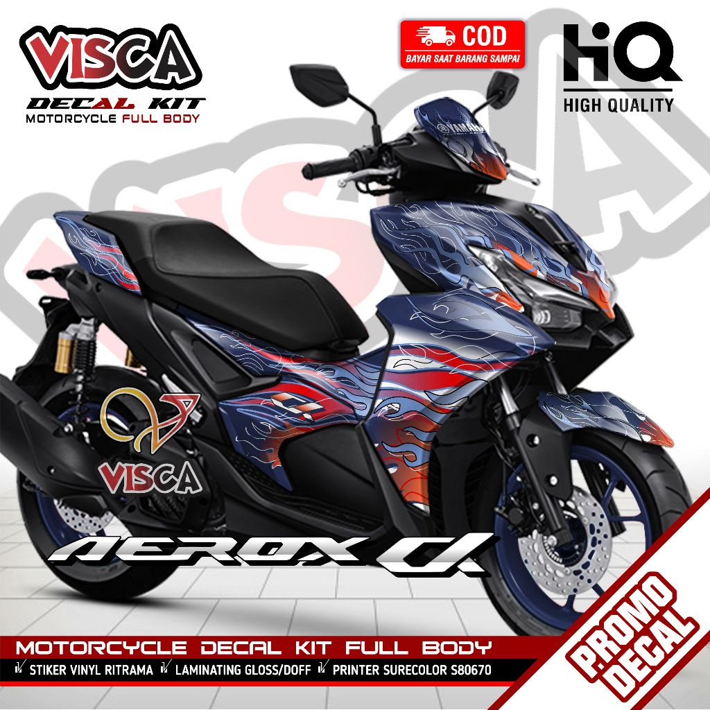 Jual Bisa COD / Decal Aerox Alpha Full Body Stiker Aerox CX 2025 Keren ...