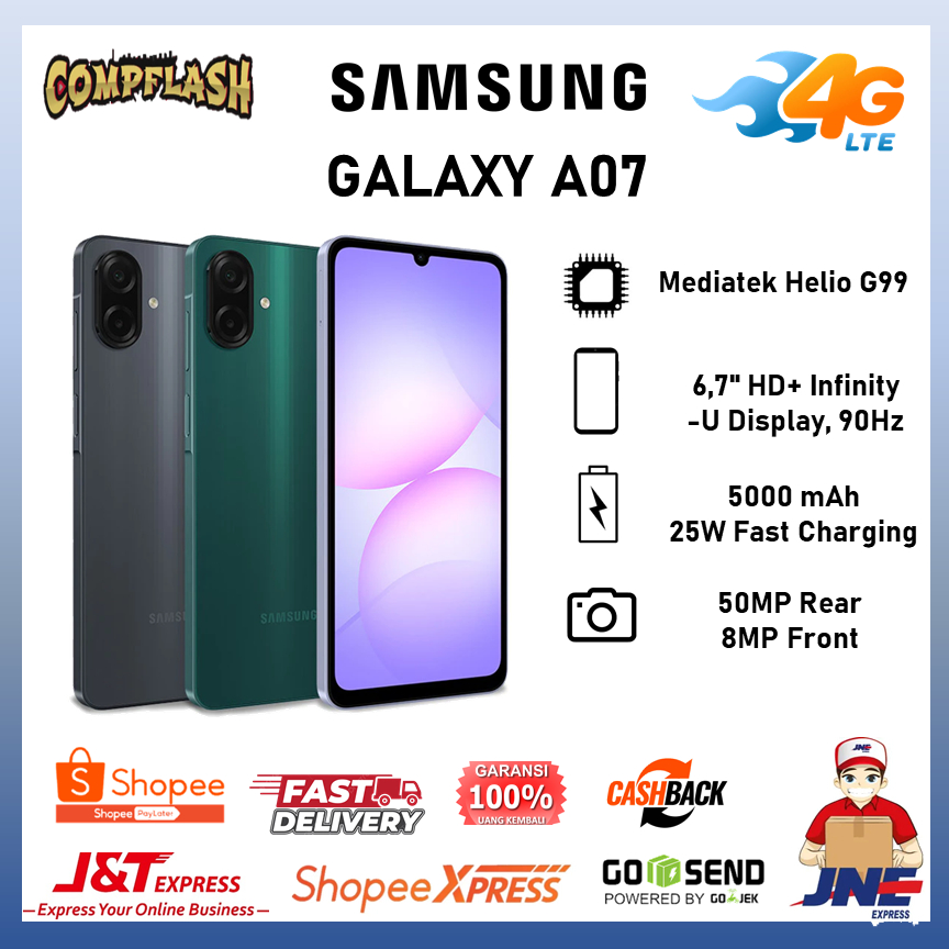 Jual SAMSUNG GALAXY A07 - BARU SEGEL BOX - GARANSI RESMI INDONESIA ...