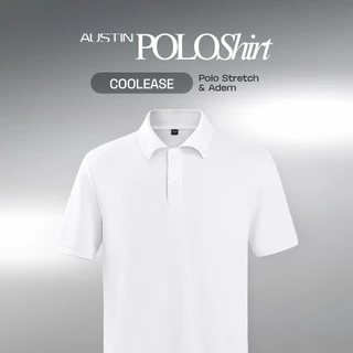 CUTOFF Austin Polo Shirt Baju Kaos Berkerah Lengan Pendek Polos Pria