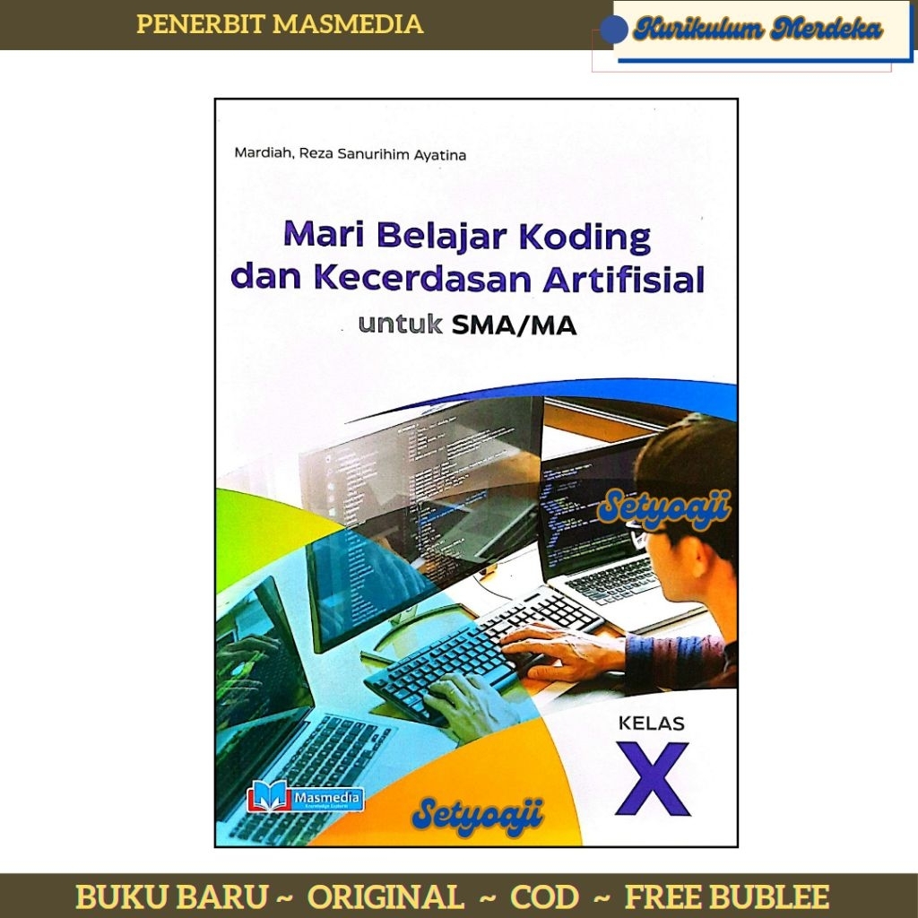 Jual Mari Belajar Koding dan Kecerdasan Artifisial SMA/ MA Kelas 10 ...
