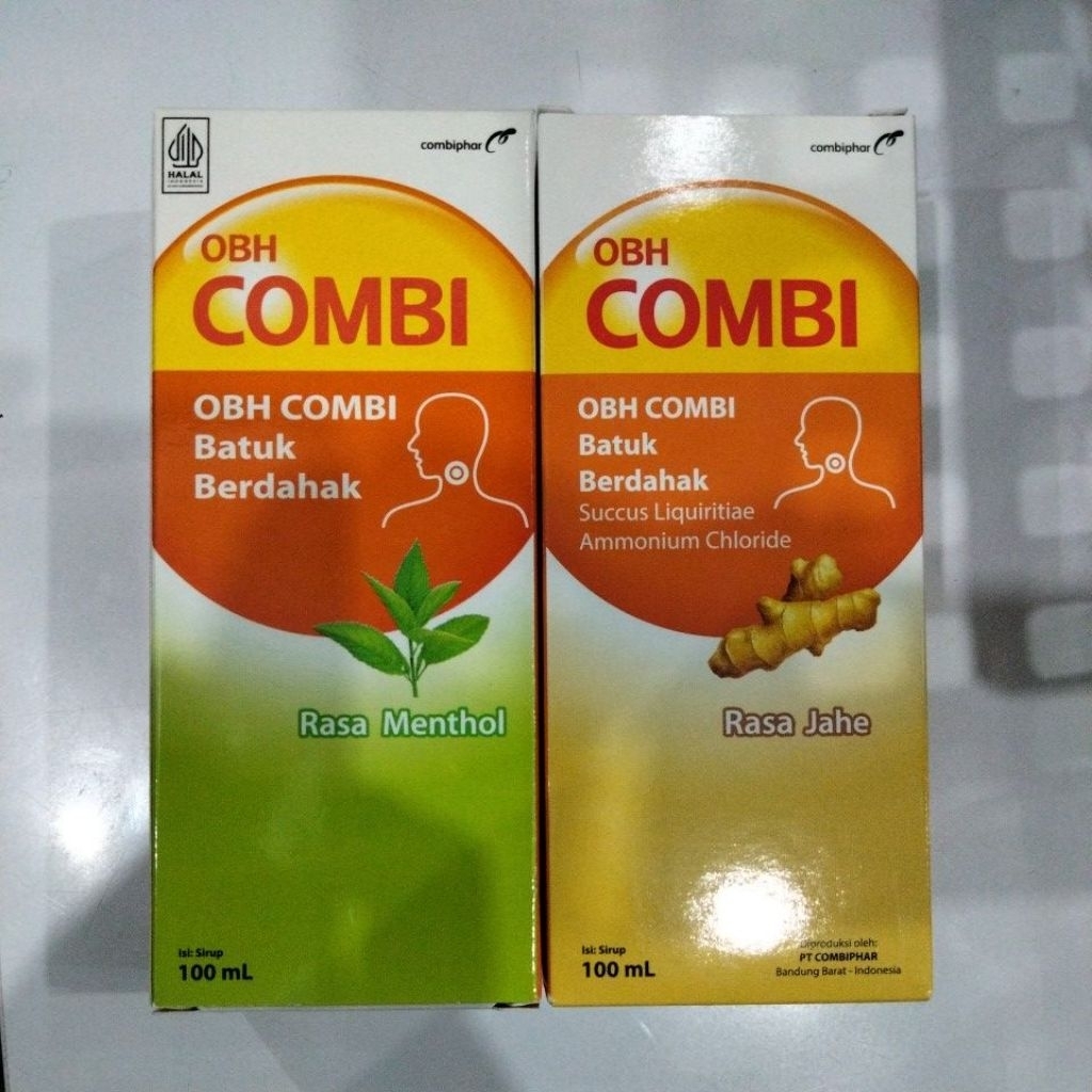 Jual OBH COMBI BATUK BERDAHAK RASA JAHE & MENTHOL 100 ML | Shopee Indonesia