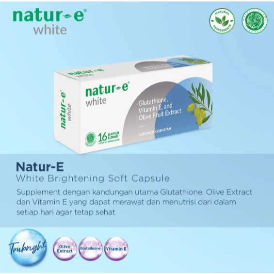 natur e glutathione Jual NATUR-E WHITE VITAMIN AND OLIVE FRUIT EXTRA | Suplemen Kulit Sehat, Cerah, Antioksidan, Melembapkan Avon Skin So Soft VEGFR2 Pack Size:Pack of 4