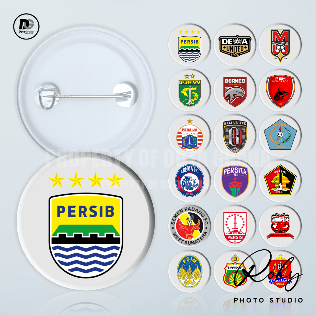 Jual [PIN PRESS] CLUB BOLA INDONESIA PART 2 Pin Bros Aksesoris Souvenir ...