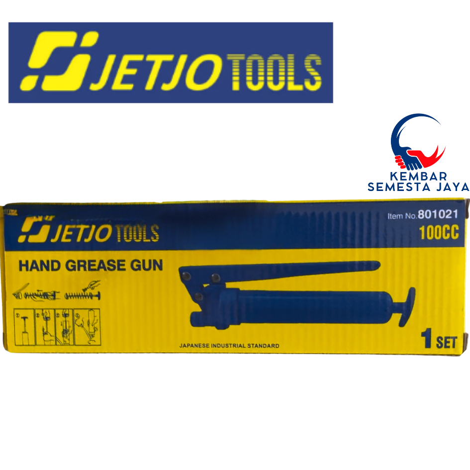 Jual JETJO 801021 Hand Grease Gun Pump 100 CC 100CC Pompa Gemuk Mini ...