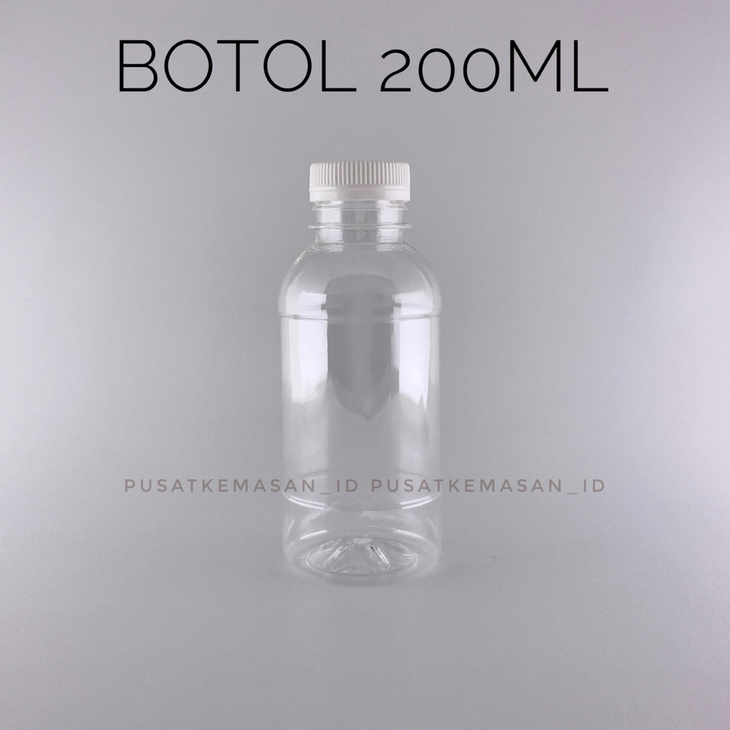 Jual (100PCS) BOTOL CABE 200ML PLASTIK PET MURAH | Shopee Indonesia