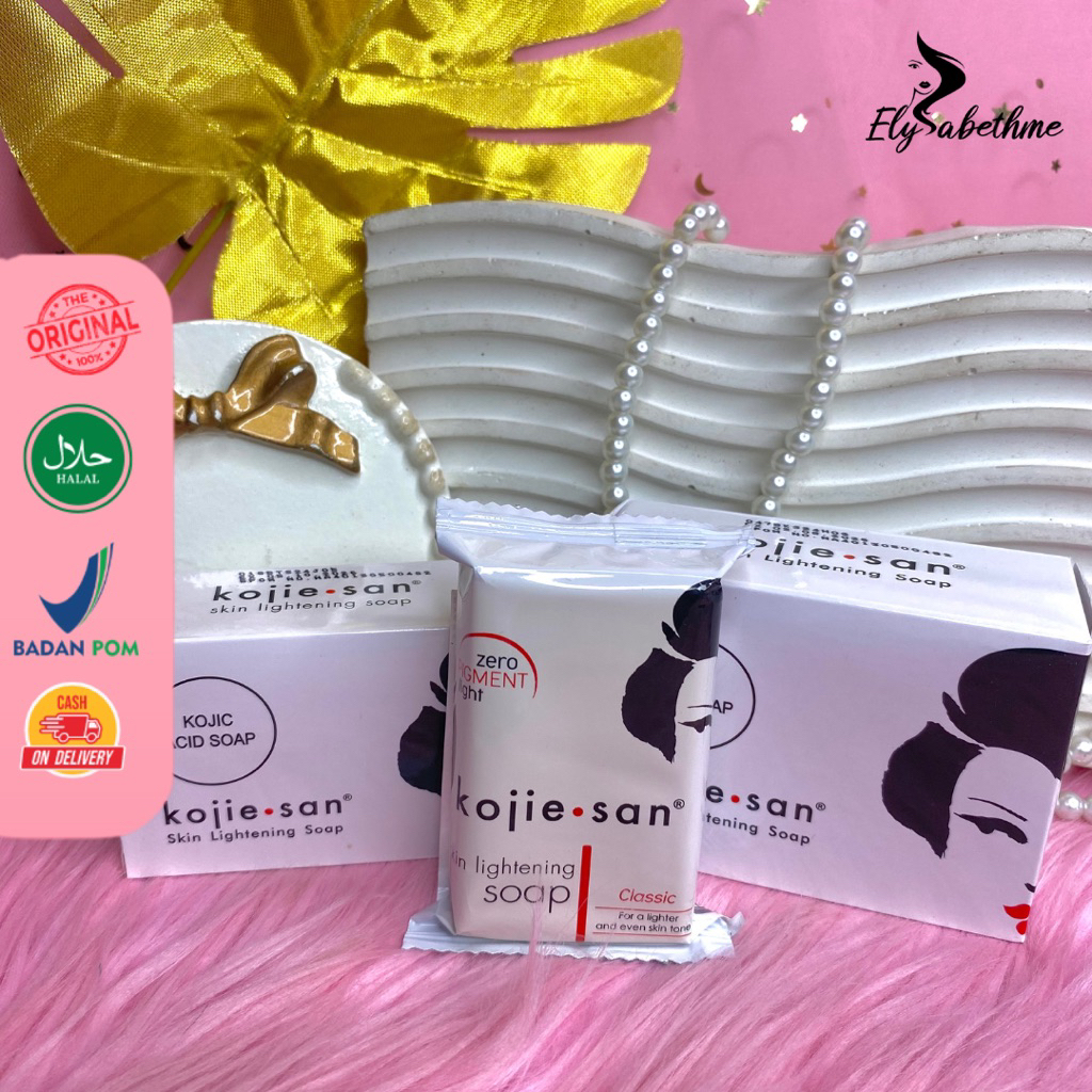ELYSABETHME Kojie San Sabun Kojic ACID soap best seller KOJIE SAN import