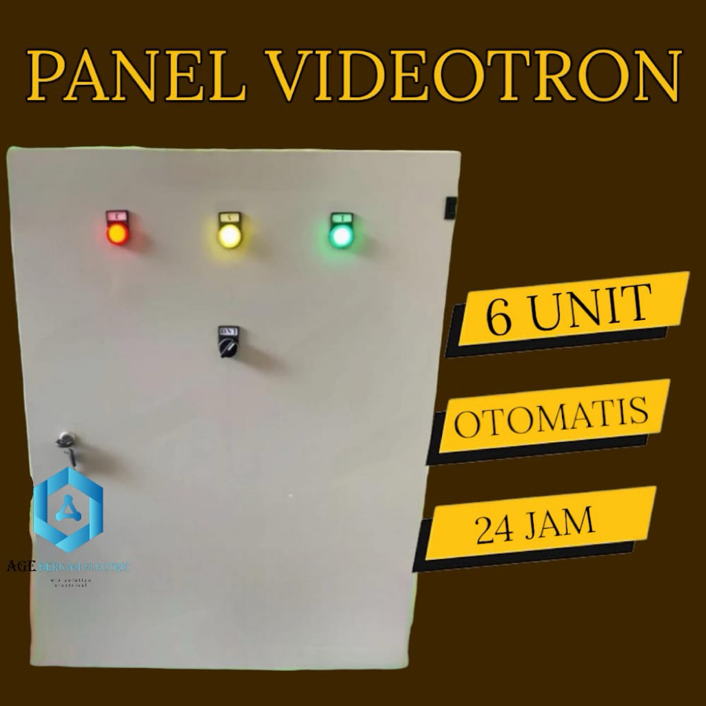 Jual PANEL CONTROL VIDEOTRON OTOMATIS 24jam 6 output 1phase | Shopee ...