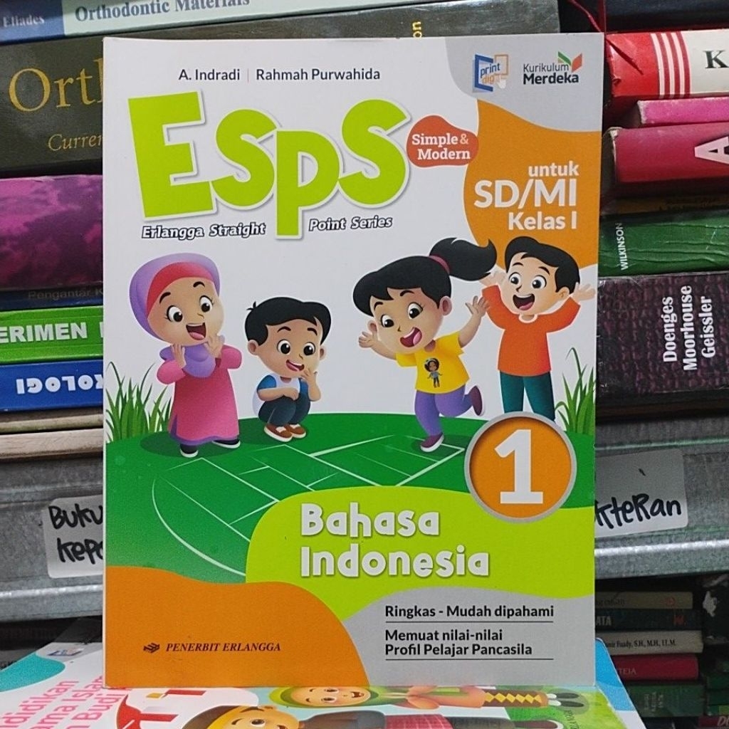 Jual Erlangga ESPS Bahasa Indonesia untuk SD / MI Kelas 1 KURIKULUM ...