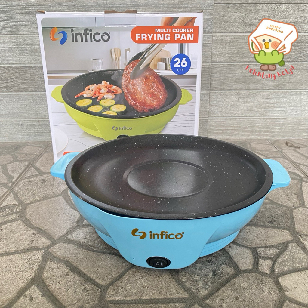 Jual Multi Cooker Frying Pan 26cm INFICO IMC-610 & 22cm IMC-606 - Wajan ...