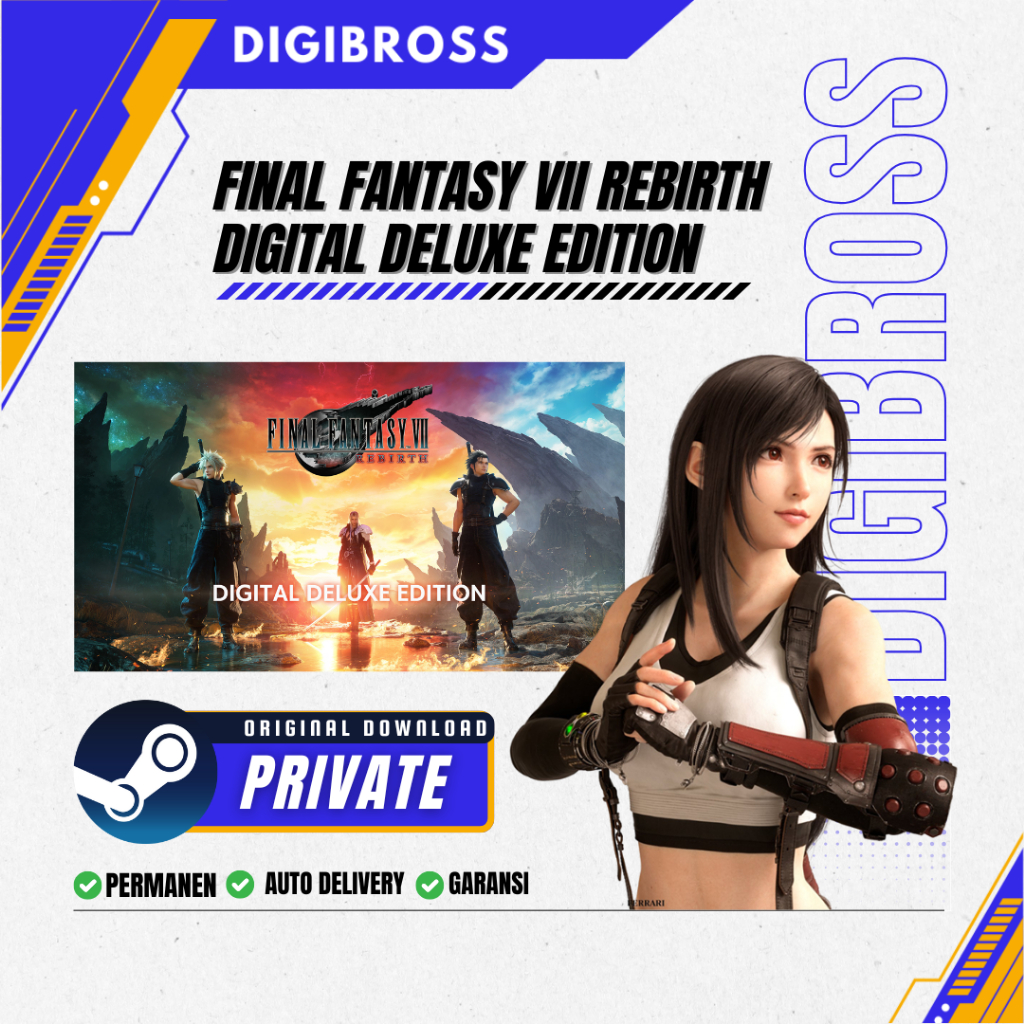 Jual [BONUS STEAM KEY] Final Fantasy VII Rebirth Digital Deluxe Edition ...