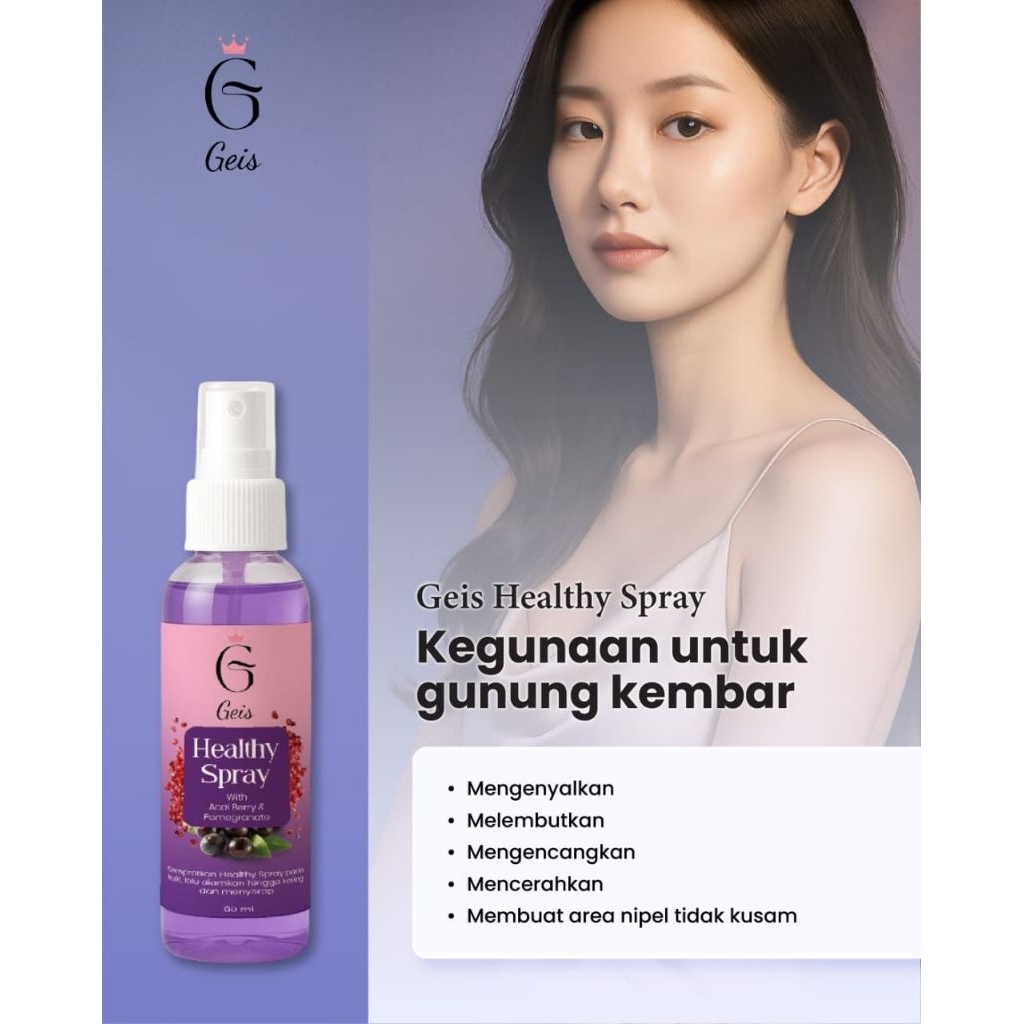 Jual Geis Healthy Spray Multi Manfaat untuk seluruh tubuh | Shopee ...