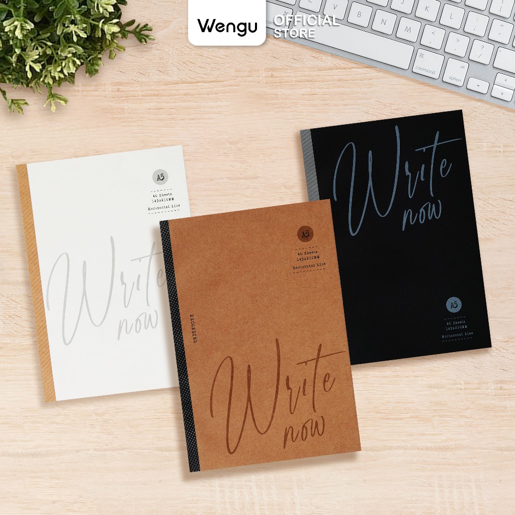 Jual [BARU] Wengu Buku Tulis A5 B5 Bergaris 40 Lembar Tanpa Steples ...