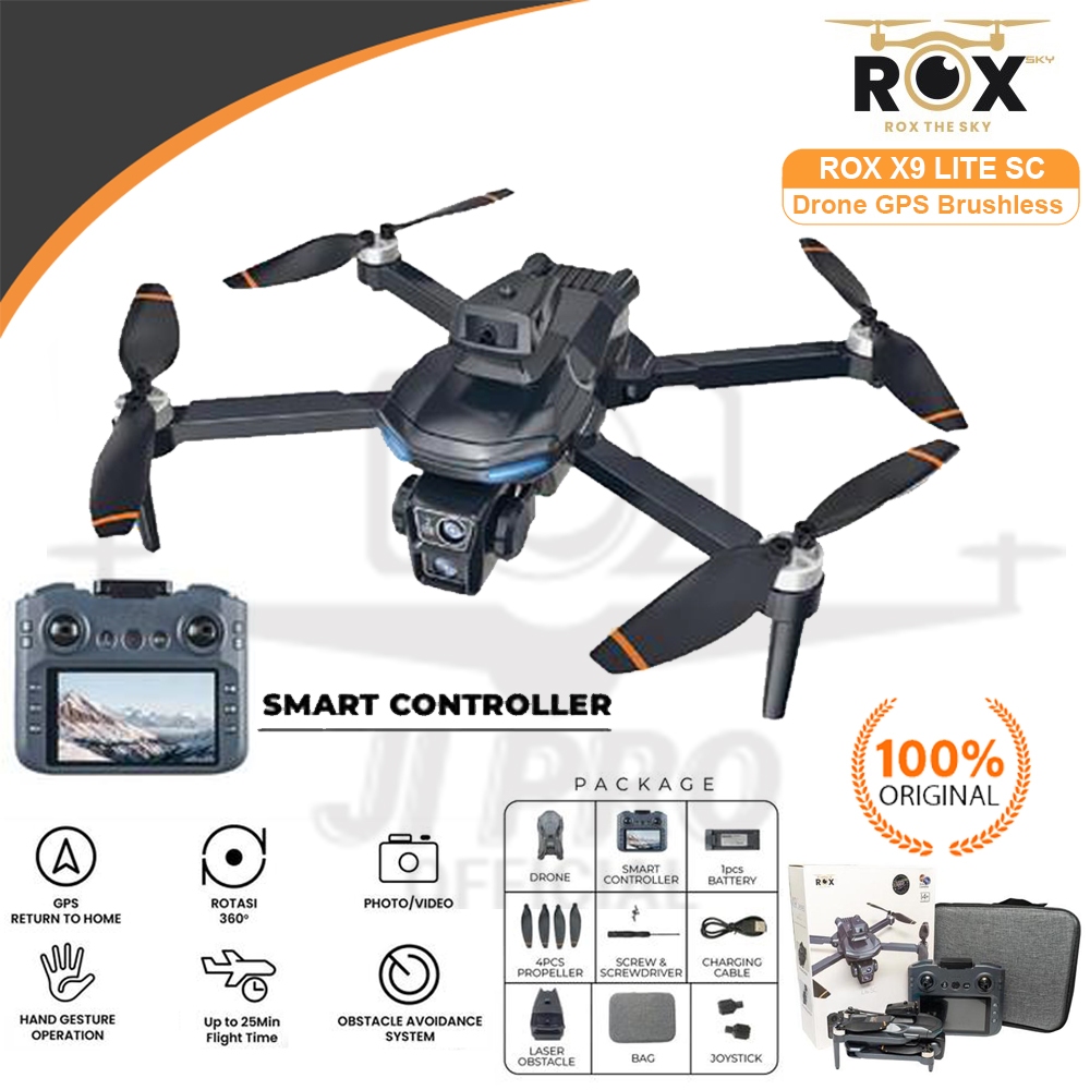 Jual ROX X9 Lite SC GPS Drone with Obstacle Avoidance / ROX X9 Mini SC ...