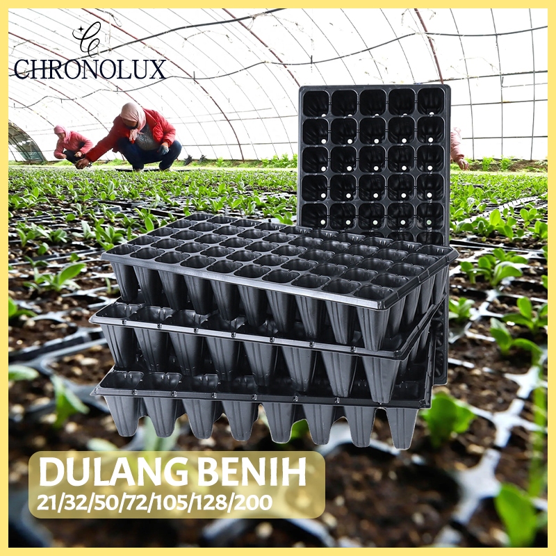 20 Pcs Tray Semai / Alat Semai Benih / Pot Hidroponik Potray 0.8mm Seedling Pot / Tray Dulang Benih Berkualitas Tinggi 21 / 32 / 50 / 72 / 105 / 128 / 200
