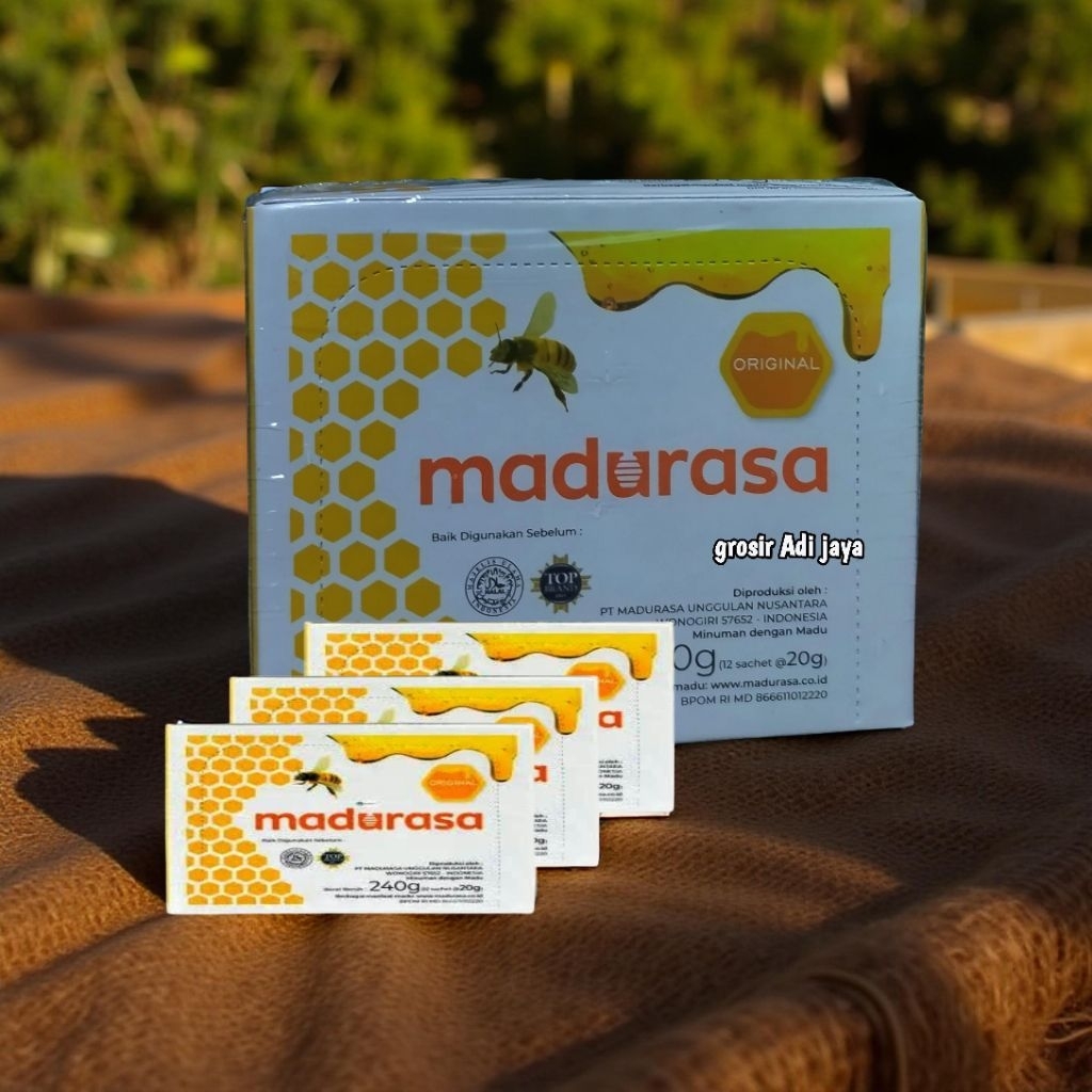 Jual Madurasa Madu Rasa Combiphar 240 Gram 1 pack berisi 12 sachet ...