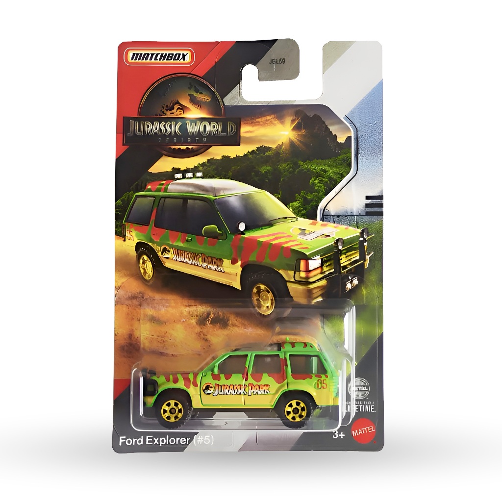 Jual Matchbox 93 Ford Explorer Jurassic world | Shopee Indonesia