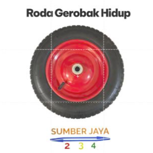 Jual Roda Gerobak Hidup Tanpa Baut Model Artco Arco Arko ban | Shopee ...