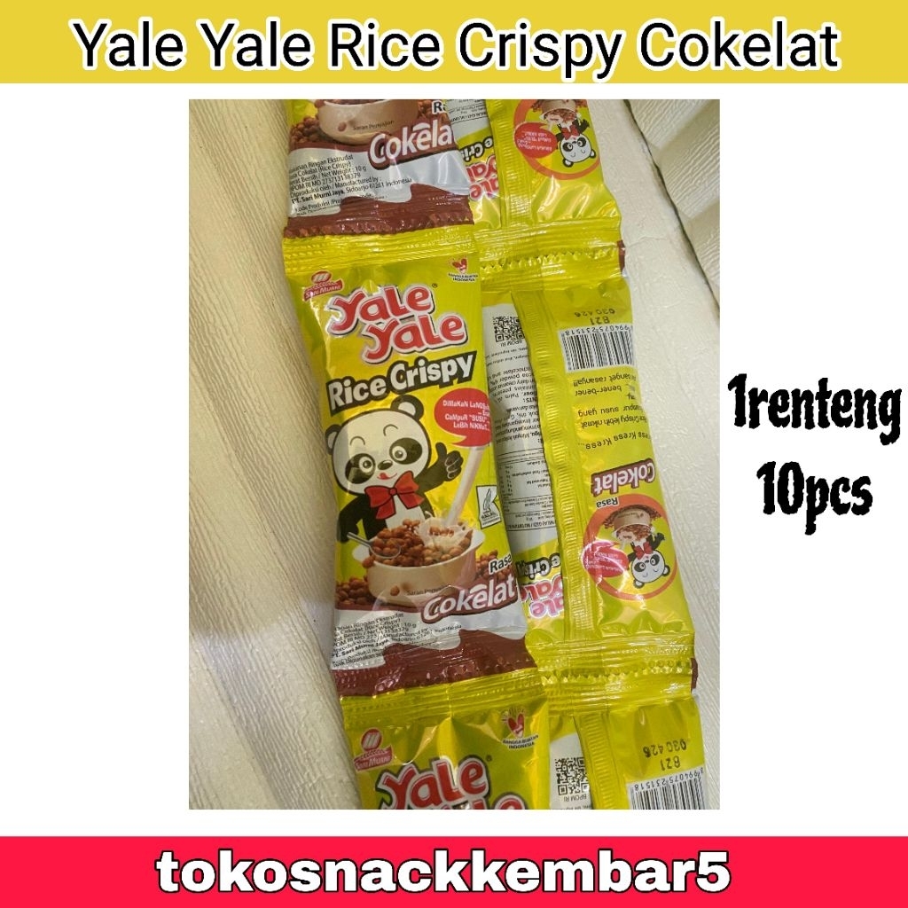 Jual yale yale rice crispy 10 gr 10 pcs | Shopee Indonesia