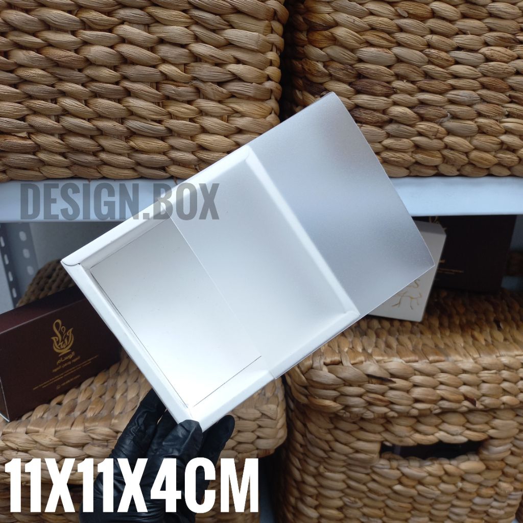 Jual SLIDING BOX (PUTIH) MIKA UK 11X11X4CM | Shopee Indonesia