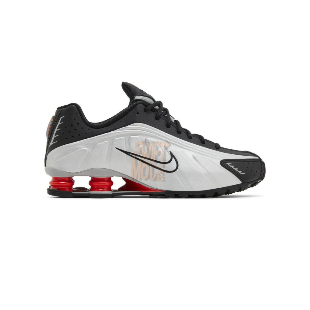 Jual SwiftMove Sepatu Nike Shox R4 Black Metalic Silver Red BNIB ...
