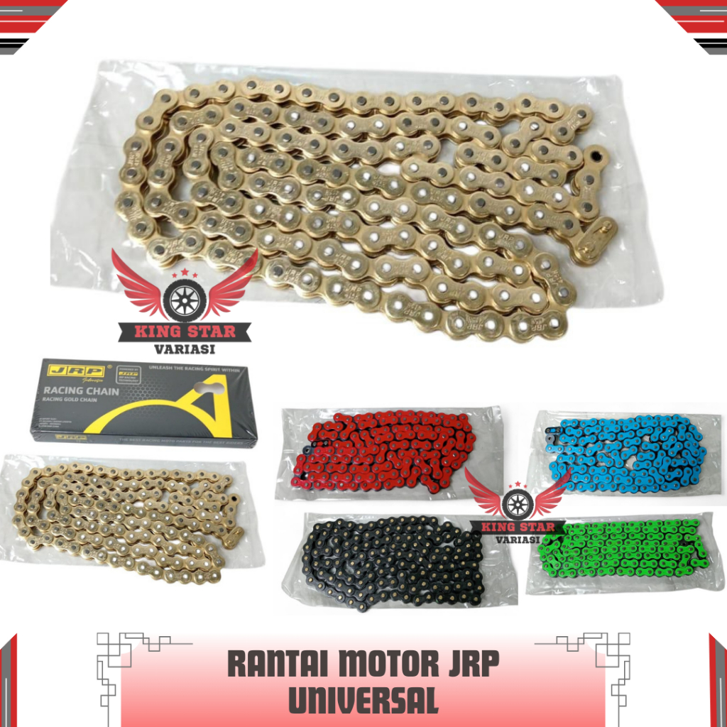 Jual RANTAI MOTOR EMAS JRP RACING RANTE UK 428H-140L 415H-130L ...