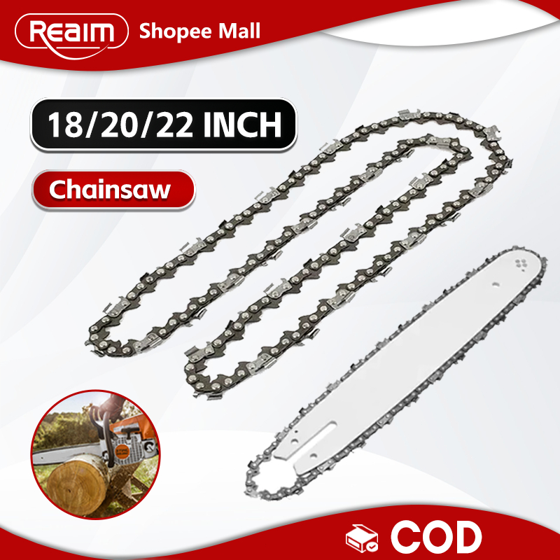 Jual Reaim Rantai Gergaji Bensin 20 inci 22 inci Chainsaw Cordless ...