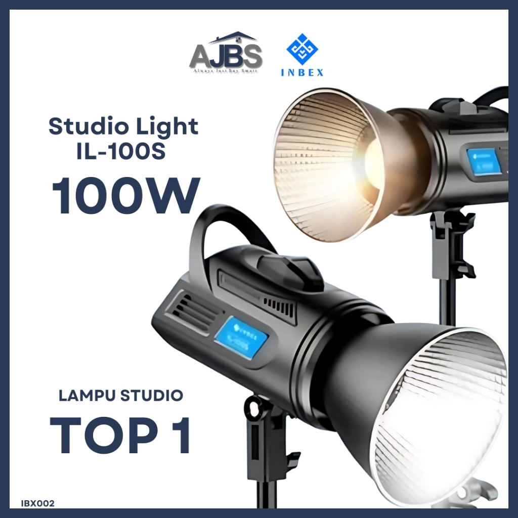 Jual INBEX IL-100S Studio Light 100W Lampu Fotografi Live Streaming LED ...