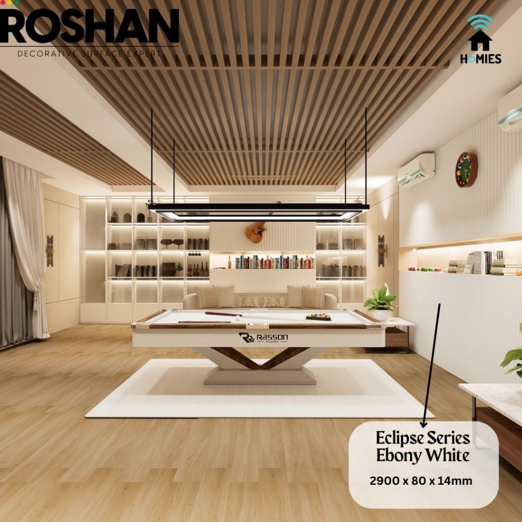 Jual Roshan Wall Panel WPC Type Eclipse 8cm x 290cm | Shopee Indonesia