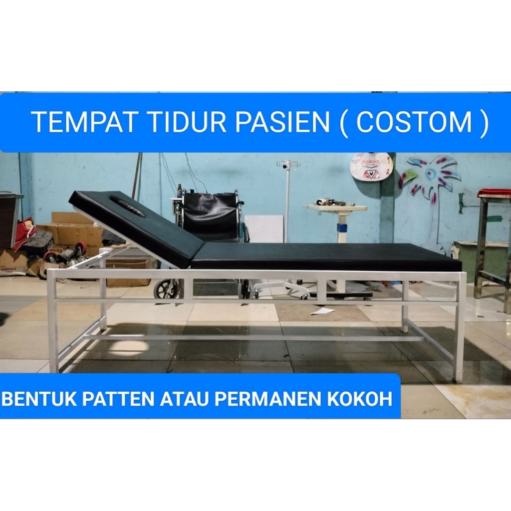 Jual Tempat tidur pasien costom - bed pasien terapi pijit - bed pacial ...