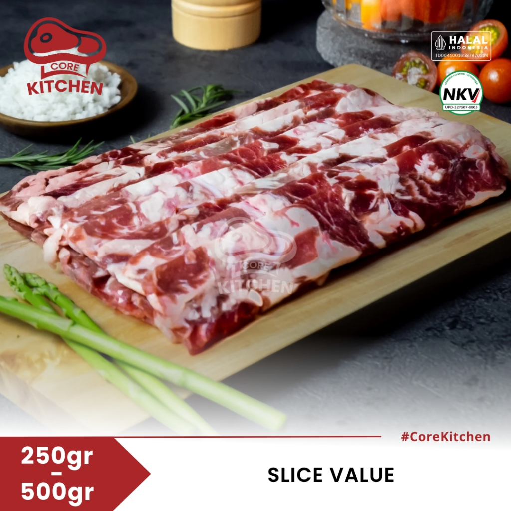 Jual Core Kitchen Daging Slice Value | Beef Slice Value | Shopee Indonesia