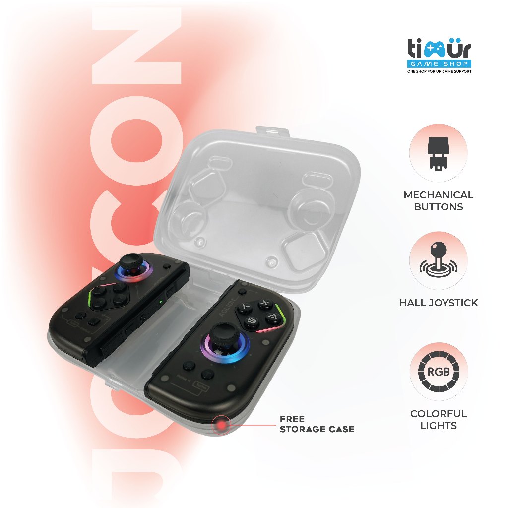 Jual Aolion Joy-Con Joycon JoyPad Controller Stik Stick (L/R) RGB 6 ...