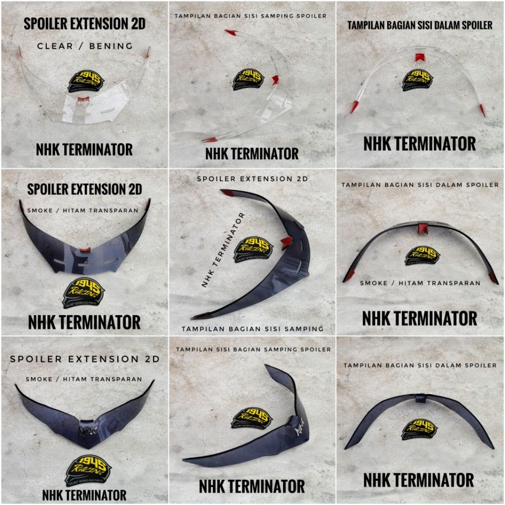 Jual Spoiler Extension NHK terminator 2D | Shopee Indonesia