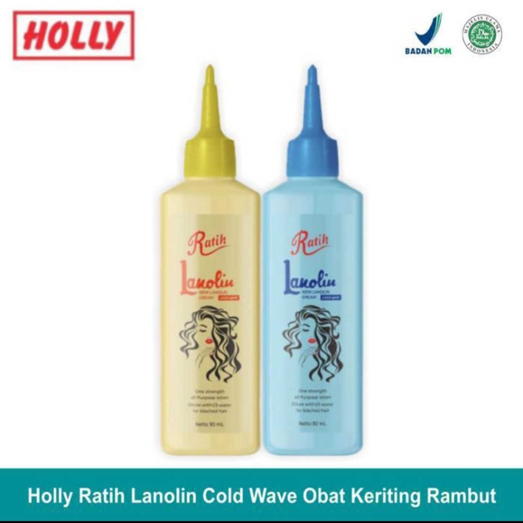 Jual Holly Ratih Lanolin Cold Wave Obat Keriting Rambut - 90ml | Shopee ...