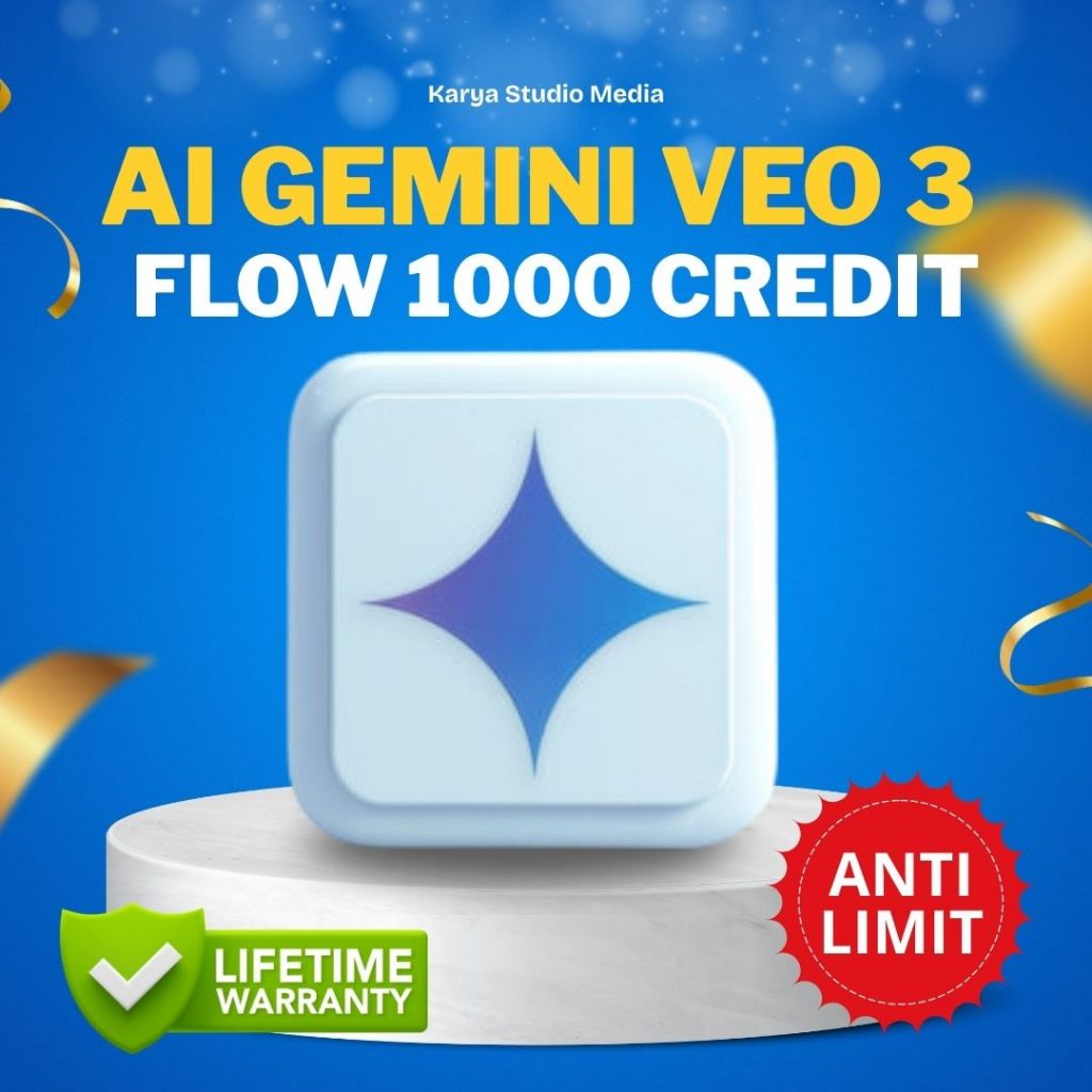 Jual Gemini AI VEO 3 | FLOW 1000 CREDIT | Shopee Indonesia