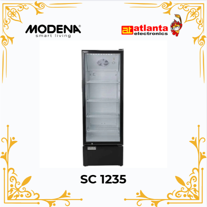 Jual Modena Showcase Cooler 230 Liter SC 1235 / SC1235 | Shopee Indonesia