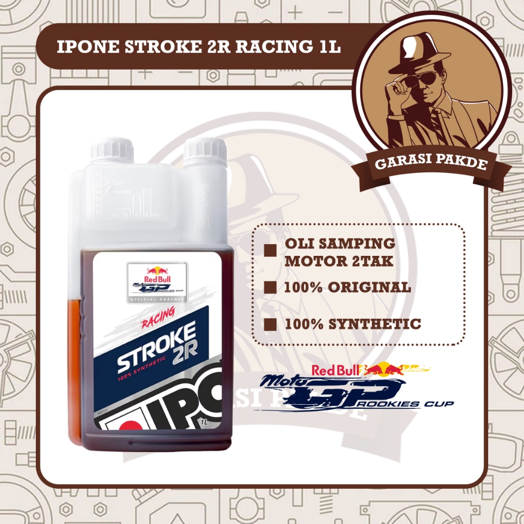 Jual Ipone Racing Stroke 2R 1L - Oli Samping Motor 2Tak Premium ...