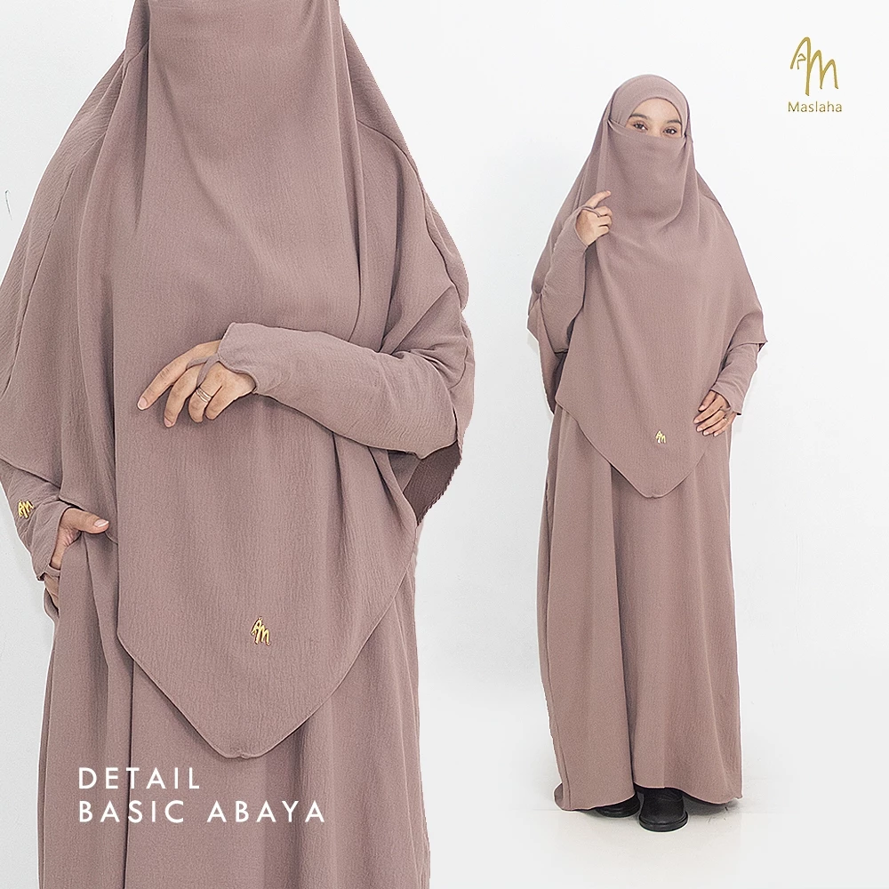 gamis katun adem tidak nerawang abaya batwing cocok untuk umroh dan pengajian