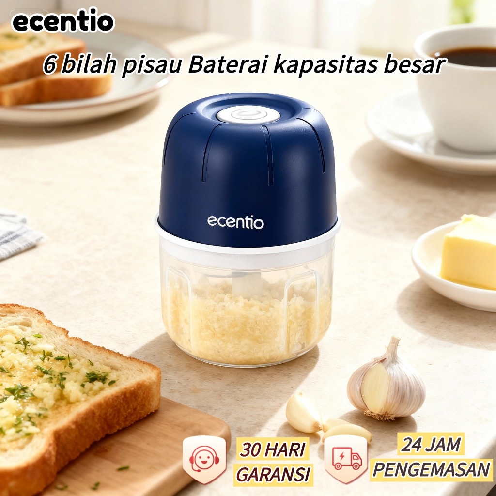 Jual ecentio Mini Chopper Portable Food Grade Penghalus Bawang ...