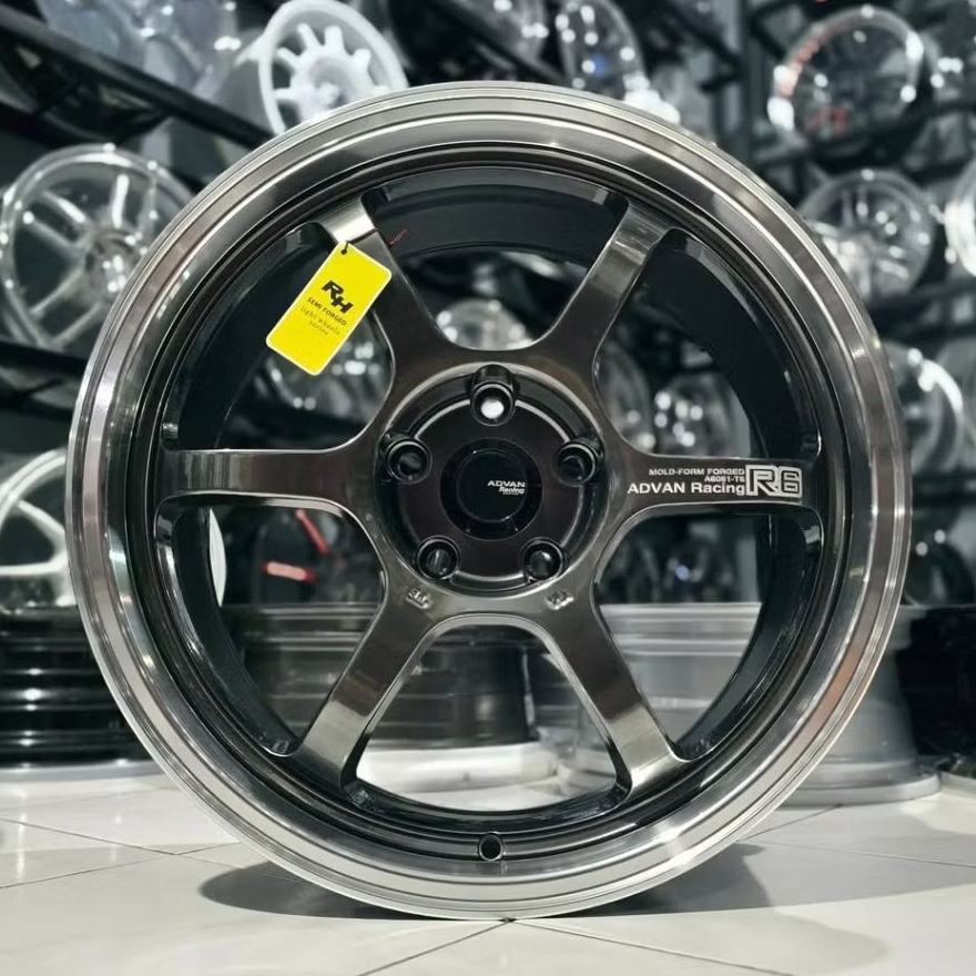 Jual VELG RACING ADVAN R6 R18 LEBAR 8,5 PCD 5X114,3 velg racing mobil ...