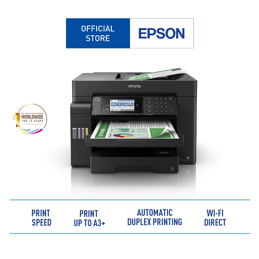Epson Printer L15150 All in one A3+ Ecotank (Print, Scan, Copy, Fax) WiFi