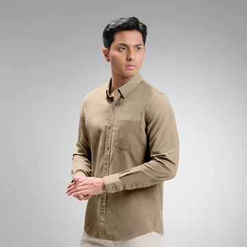 CUTOFF Clark Kemeja Pria Oxford Panjang