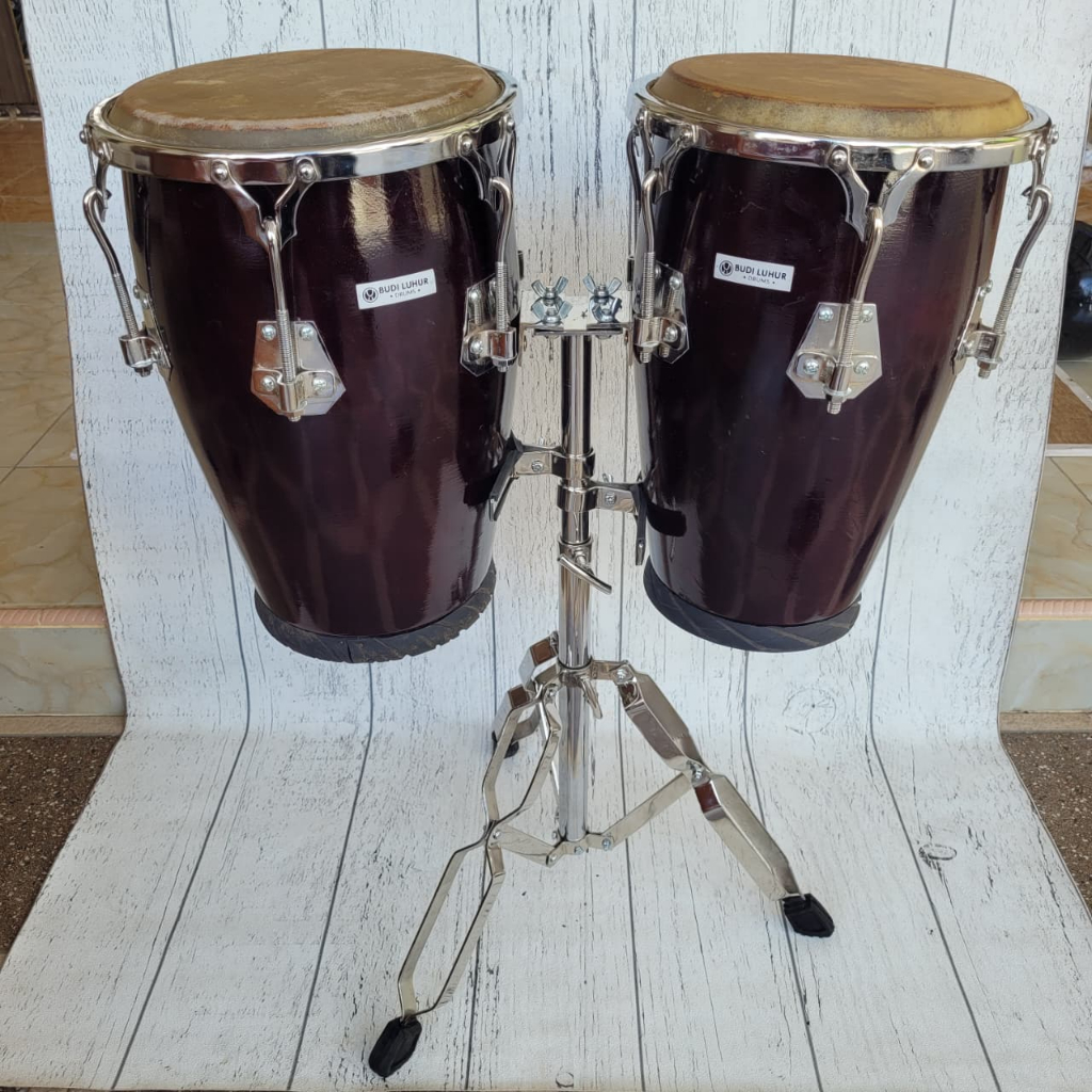 Jual Mini Conga Travel Conga Bongo Drum Head Kulit Sapi 9 inch 10 inch ...