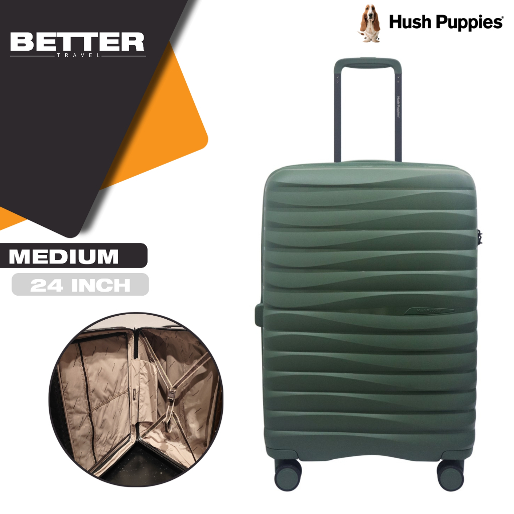 Jual HUSH PUPPIES luggage koper 24 inch medium size bagasi hardcase ...